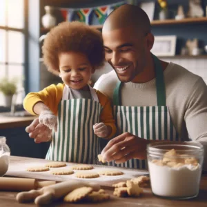 Preparing Your Child For A New Sibling Of Parent And Child Baking Cookies Together Applebee Kids Preschool