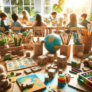 Sustainable Toys And Learning Materials Used In A Preschool Setting - Childcare Facilities